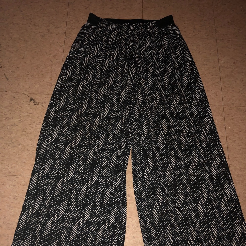 Black Flare Pants